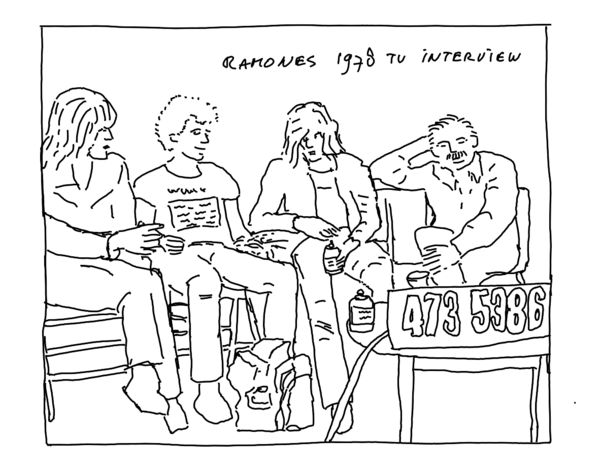 Ramones 1978 TV interview...
